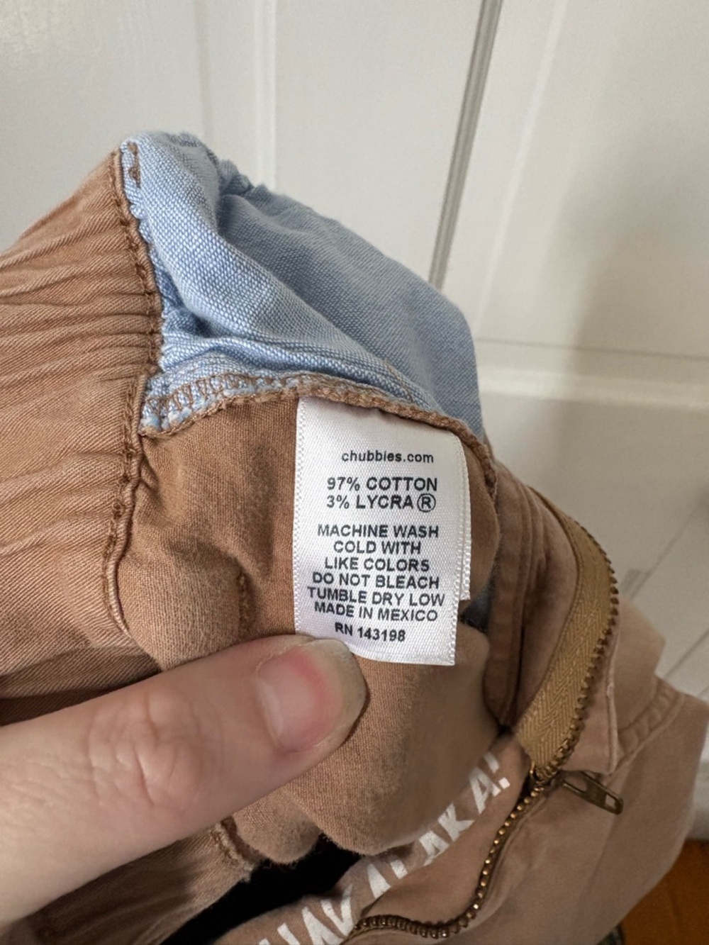 Chubbies Originals Stretch Shorts 7” Inseam Tan Khaki Light Brown - Medium (M) - Picture 8 of 12